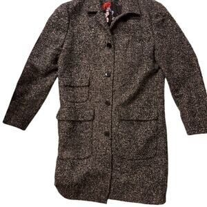 Paisley & Grey women’s  Slim Fit Gray Wool Blend Overcoat 2XL